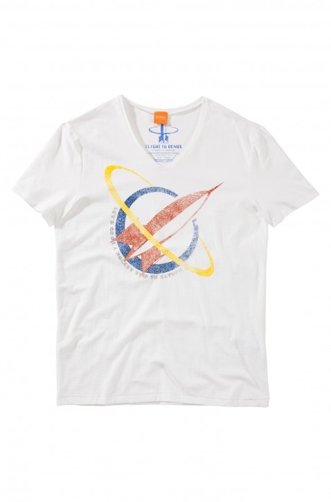 BOSS ORANGE T-SHIRT TAURY FARBE WEISS 101