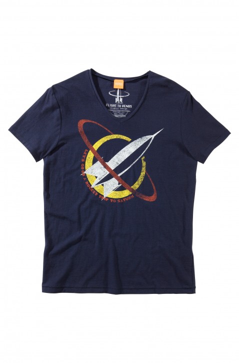 BOSS ORANGE T-SHIRT TAURY FARBE DUNKELBLAU 402