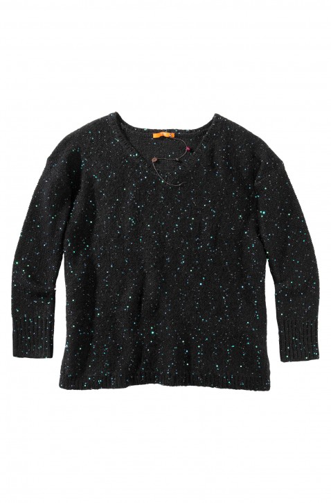 BOSS ORANGE PULLOVER WARNA FARBE SCHWARZ 001