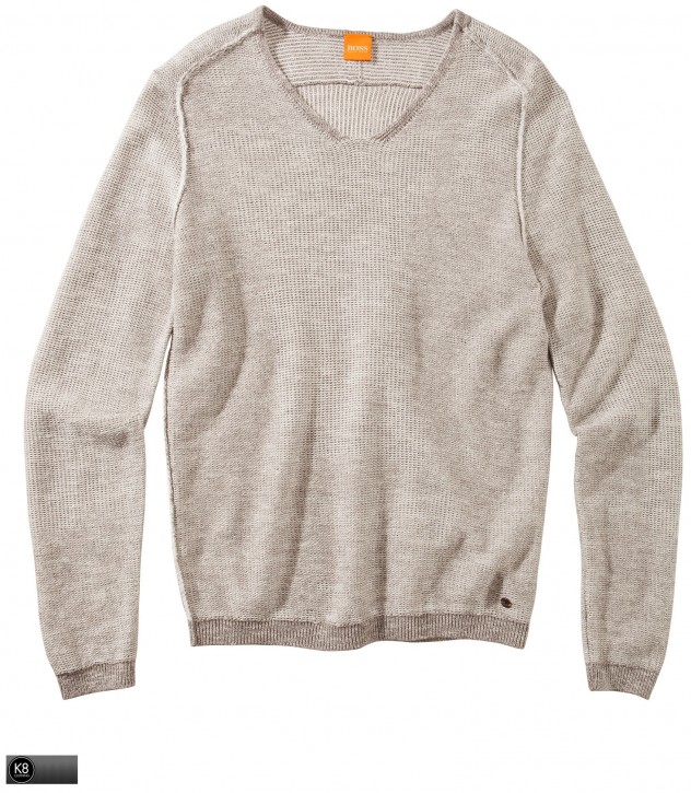 BOSS ORANGE PULLOVER ARVANO FARBE GRAU 051