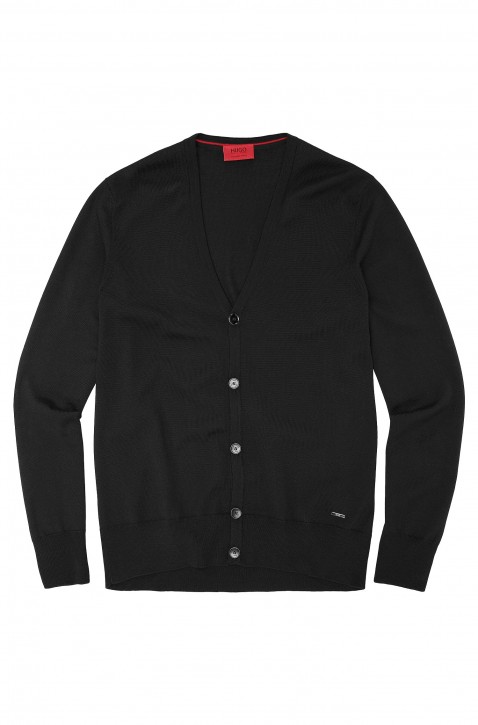 HUGO CARDIGAN SIADARIO FARBE SCHWARZ 001