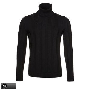 HUGO ROLLKRAGEN PULLI SWUTTLIUN FARBE 001 SCHWARZ