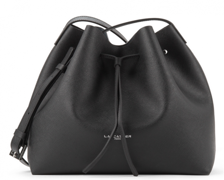 LANCASTER PUR SAFFIANO L BEUTELTASCHE LEDER FARBE SCHWARZ 422-19 NOIR