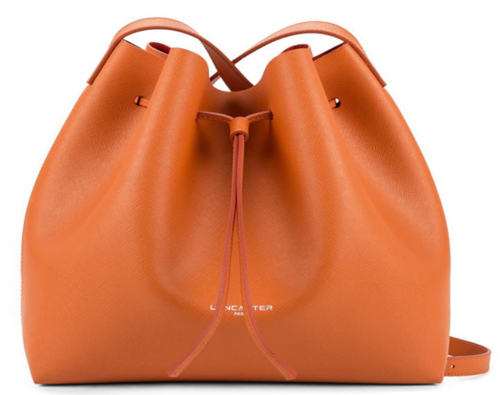 LANCASTER PUR SAFFIANO L BEUTELTASCHE LEDER FARBE 422-19 ORANGE