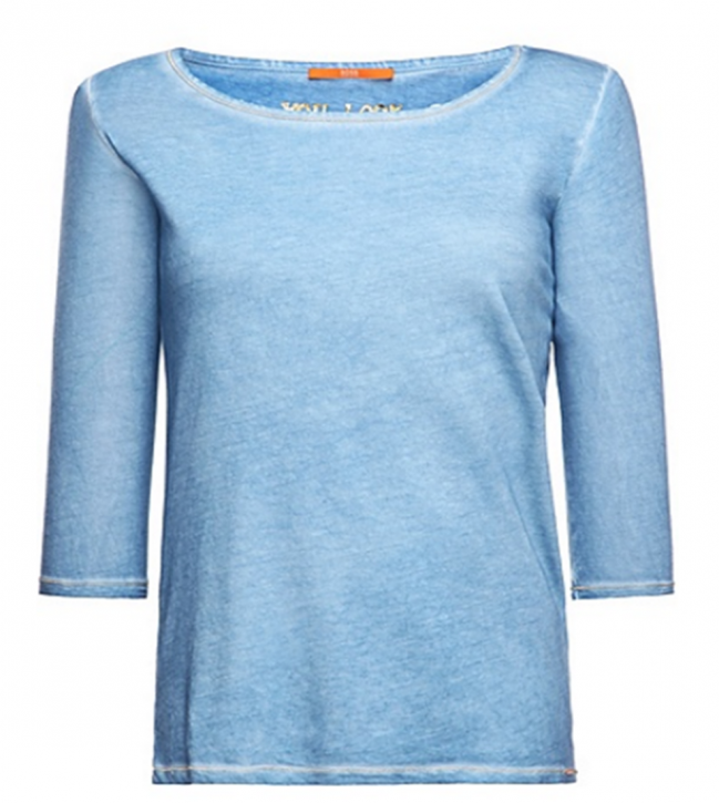 BOSS ORANGE TEE SHIRT TASFIAS FARBE HELLBLAU 454