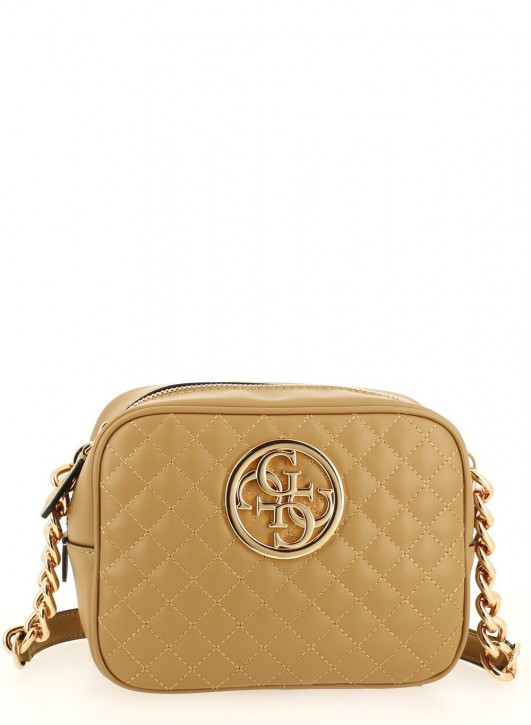 GUESS  Damen Umhängetasche G Lux sand