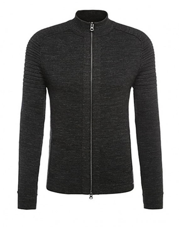 BOSS ORANGE STRICKJACKE ABIKENO FARBE SCHWARZ 001