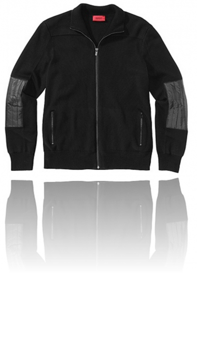 HUGO STRICKJACKE SOLTON FARBE SCHWARZ 001