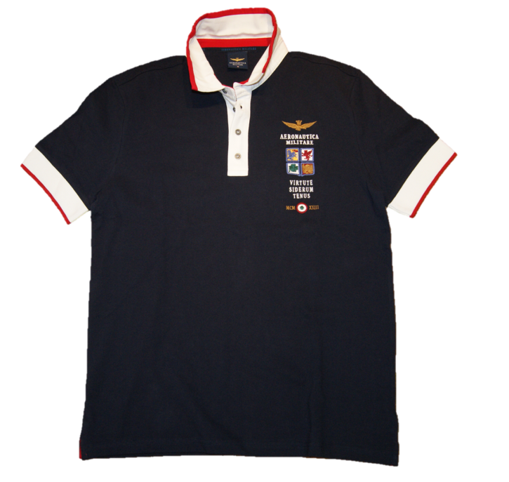 AERONAUTICA MILITARE POLO - PO 442 FARBE DUNKELBLAU 0804