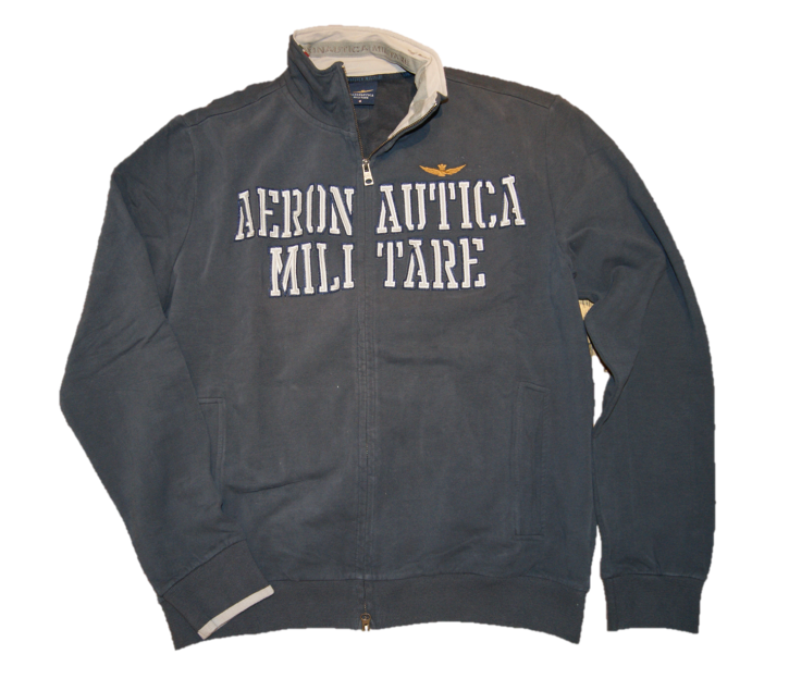 AERONAUTICA MILITARE SWEATJACKE FE 426 FARBE GRAU 3442
