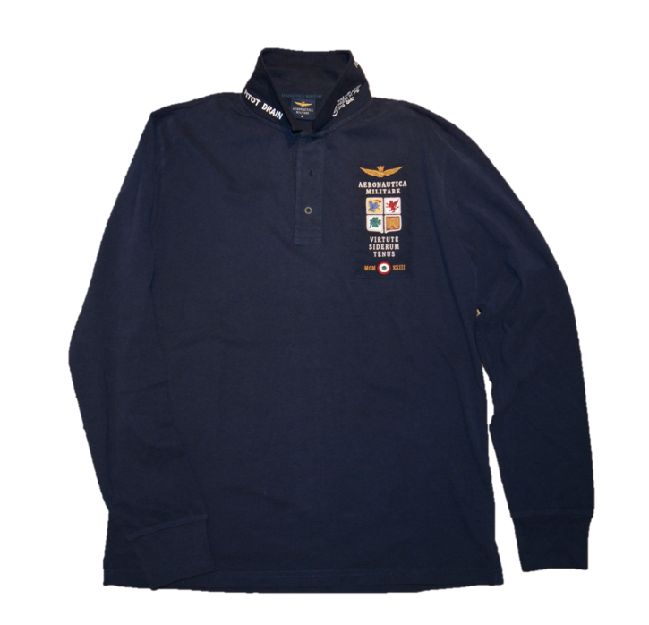 AERONAUTICA MILITARE POLO - PO 395 FARBE DUNKELBLAU 0804 L