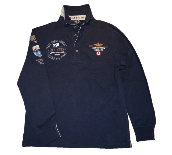 AERONAUTICA MILITARE POLO - PO 542 FARBE DUNKELBLAU 0804