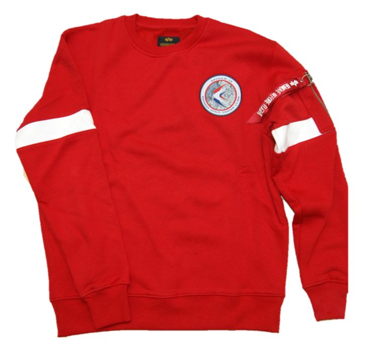 Alpha Industries Apollo 15 Sweater Farbe speed red 328 M
