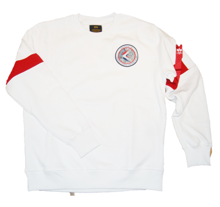 Alpha Industries Apollo 15 Sweater Farbe white 09