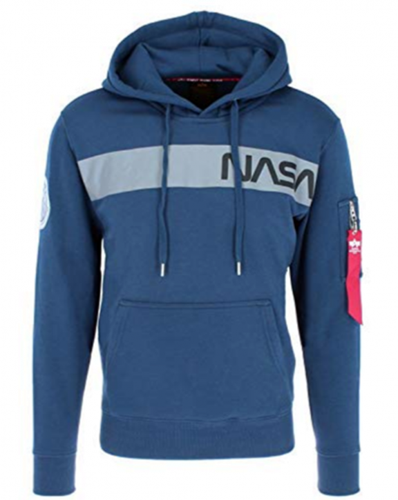 ALPHA INDUSTRIES NASA RS Hoody new navy 435