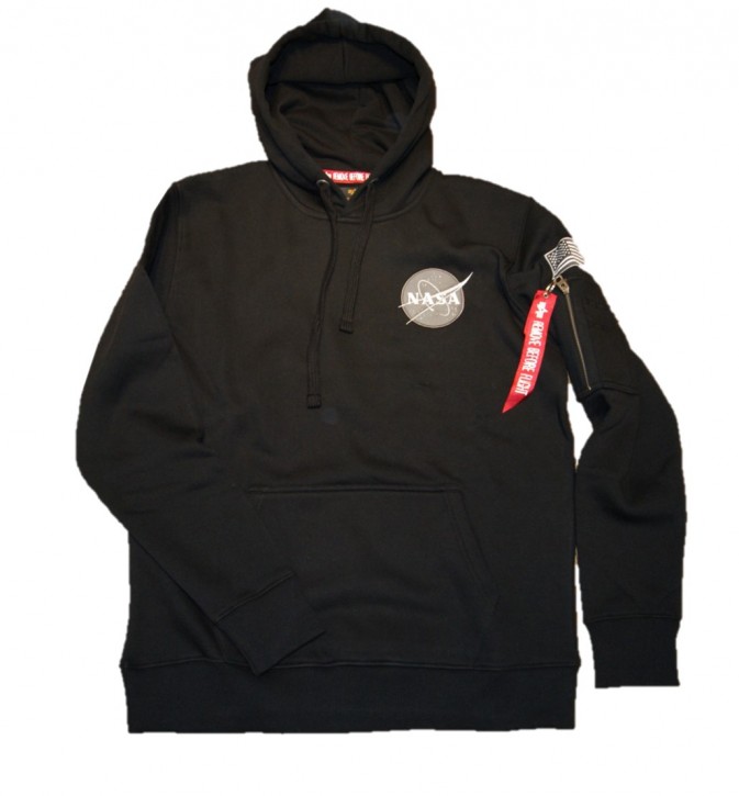 ALPHA INDUSTRIES Space Shuttle Kapuzenpullover schwarz 03