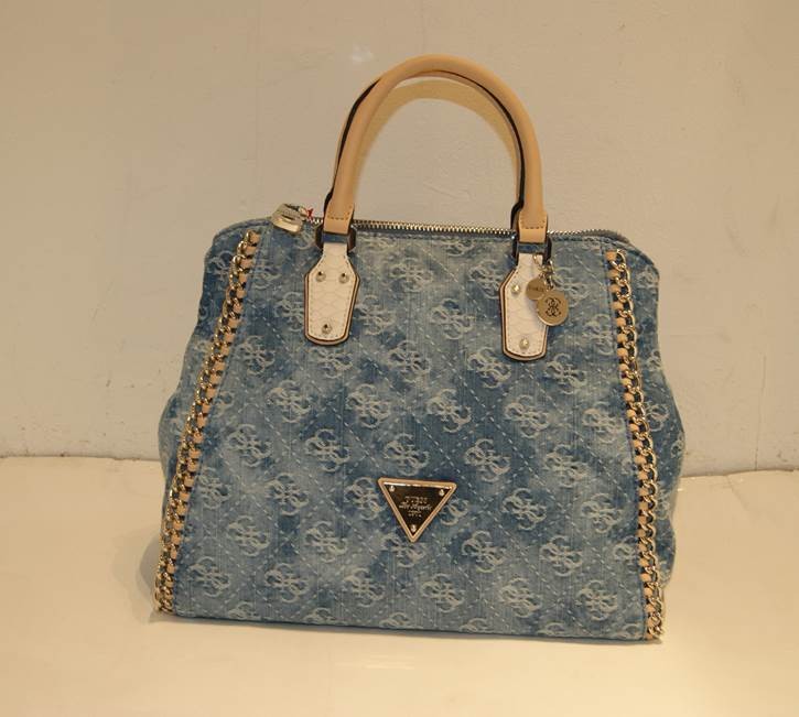 GUESS TASCHE AMELLE FARBE BLUE DENIM