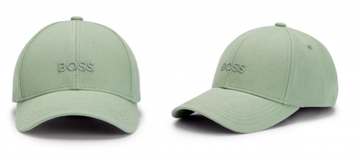 Boss Cap Ari Boss aus Baumwoll-Twill mit Logo-Stickerei grün 561
