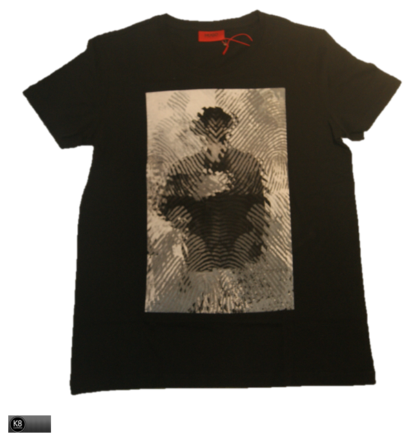 HUGO T-SHIRT DAT FARBE SCHWARZ 001 GR: S
