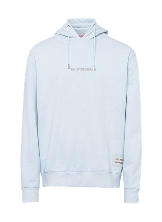 BALDESSARINI French Terry Hoodie STEVE mit Logo hellblau 6012