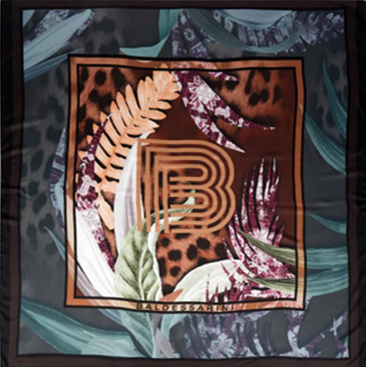 Baldessarini Tuch Carre 148 X 140 aus Viskose Farbe Legion Blue 6210