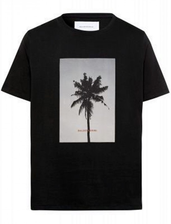 BALDESSARINI  T-Shirt Tony Modern Fit mit Art Print schwarz 9309