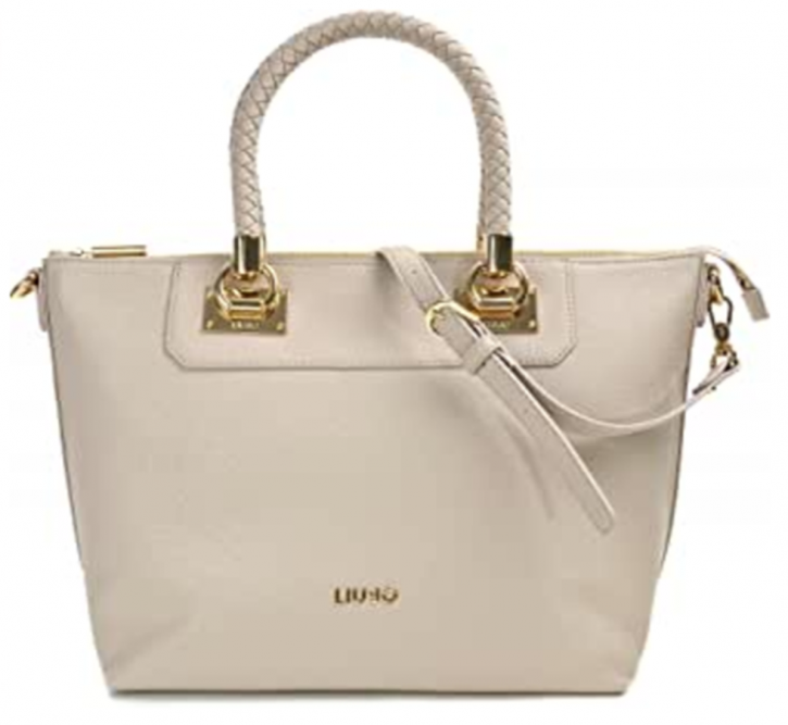 LIU JO HANDTASCHE SHOPPING ORIZZONTAL L FARBE 09h30 tortora chiaro