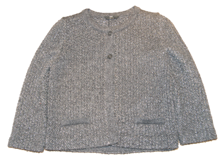 BOSS BLACK STRICKJACKE F4542 FARBE GRAU 074