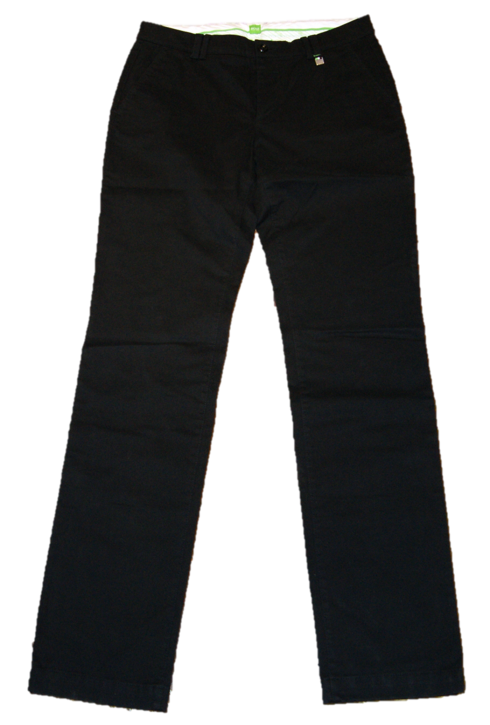 BOSS GREEN WOMAN CHINO HOSE HELIAH 2-W FARBE SCHWARZ 001