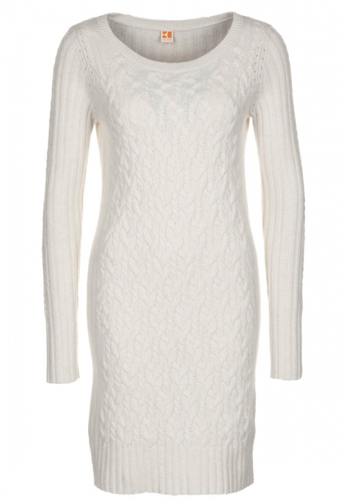 BOSS ORANGE DRESS LALLE FARBE 110 Open White