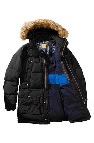 BOSS ORANGE OUTDOOR-JACKE OBEND-W FARBE SCHWARZ 001