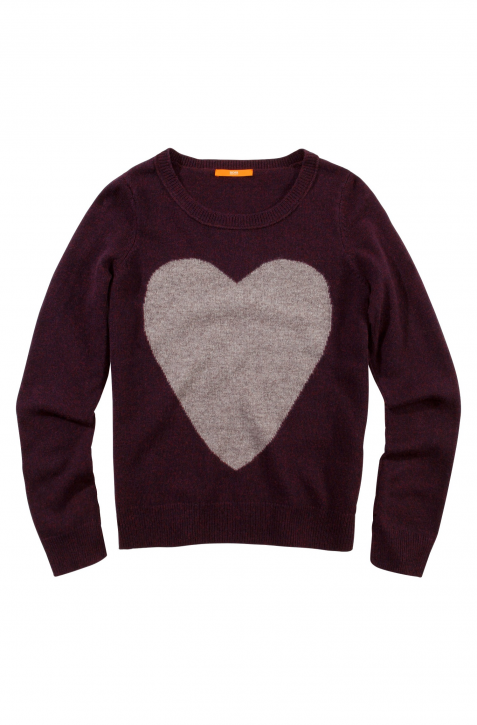 BOSS ORANGE PULLOVER WELEM FARBE DUNKELROT 602