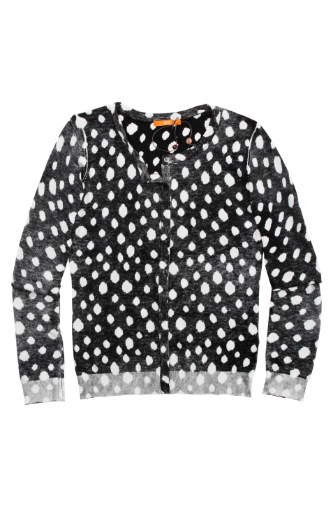 BOSS ORANGE STRICKJACKE WALEGRE FARBE SCHWARZ 001