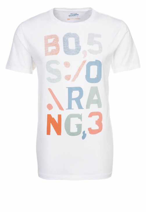 BOSS ORANGE T-SHIRT TRICOT 2 FARBE WEISS 100