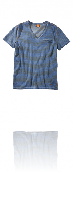 BOSS ORANGE T-SHIRT TUWALO FARBE BLAU 422