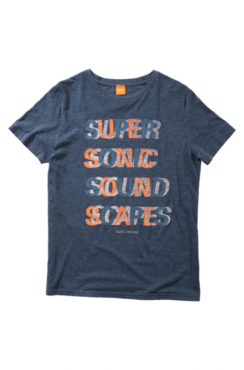 BOSS ORANGE TEE SHIRT TISHON FARBE DUNKELBLAU 402