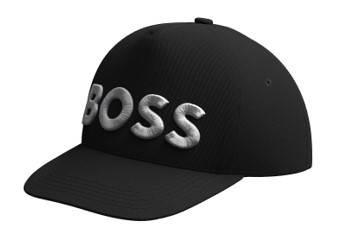 Boss Cap Sevile-BOSS-6 aus Baumwoll-Twill mit 3D-Logo-Stickerei schwarz 001