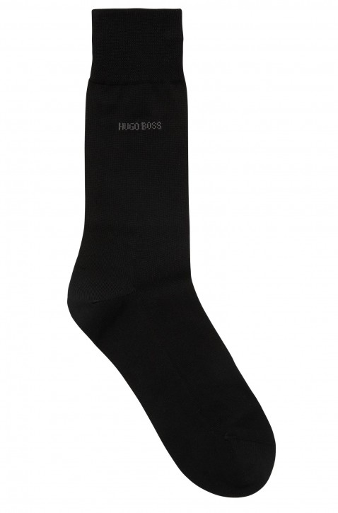 BOSS Socken GEORGE RS UNI MC aus merzerisierter ägyptischer Baumwolle mit verstärkten Sohlen schwarz 001