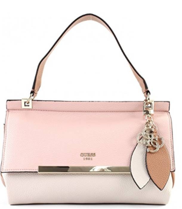 GUESS Schulter Tasche LOU LOU Farbe rose multi