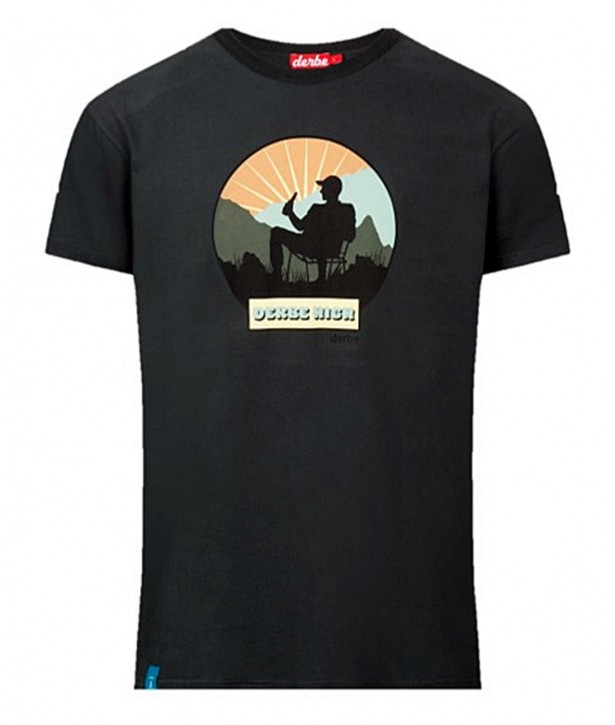 DERBE Herren T-Shirt Derbe High 090-black Schwarz Panorama M