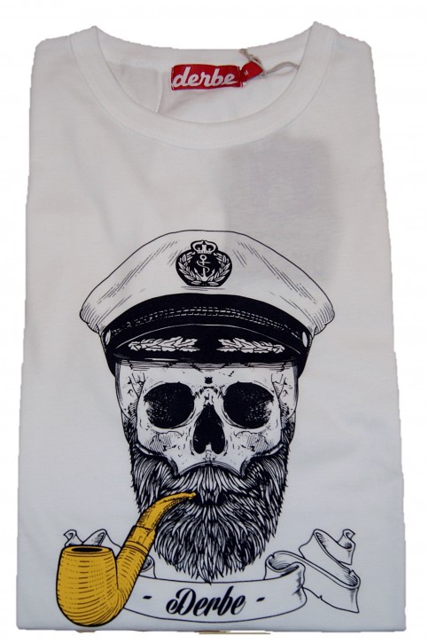 DERBE Herren T-Shirt Spooky Herren T-Shirt 020-white