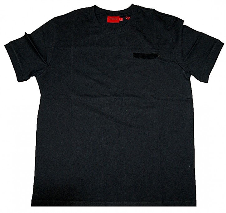 Hugo Boss T-Shirt Dilliers aus Baumwoll-Jersey mit Klettverschluss und Logo auf dem Rücken