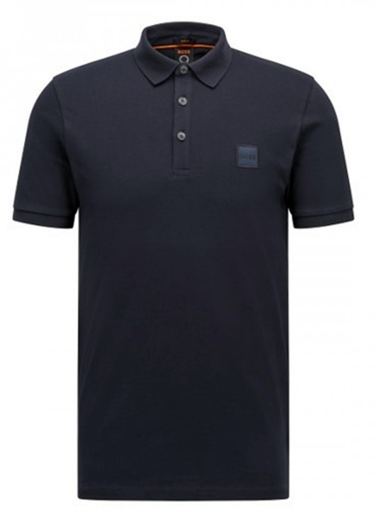 Hugo Boss Slim-Fit Poloshirt Passenger aus Stretch-Baumwolle mit Logo-Aufnäher dunkelblau 404