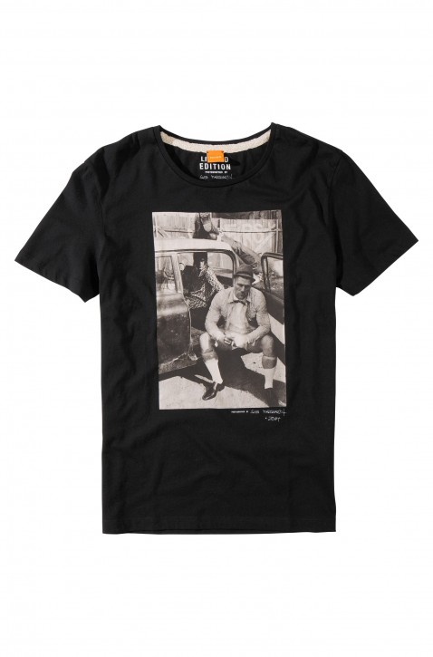 BOSS ORANGE T-SHIRT TEE-ROAD-H FARBE SCHWARZ 001 S