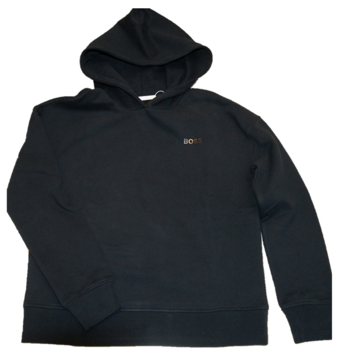 HUGO BOSS Kapuzen-Sweatshirt C_ESHANA aus Baumwoll-Mix mit Logo-Print  001 M