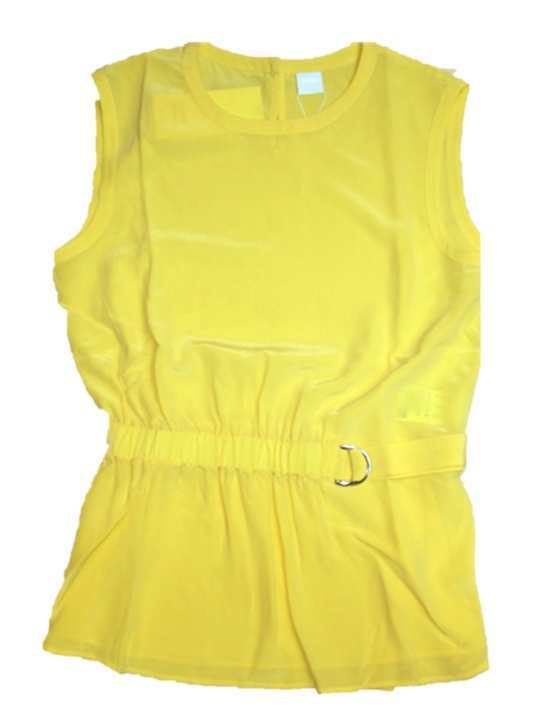 BOSS Blusentop CHANTISA aus Seide gelb 730