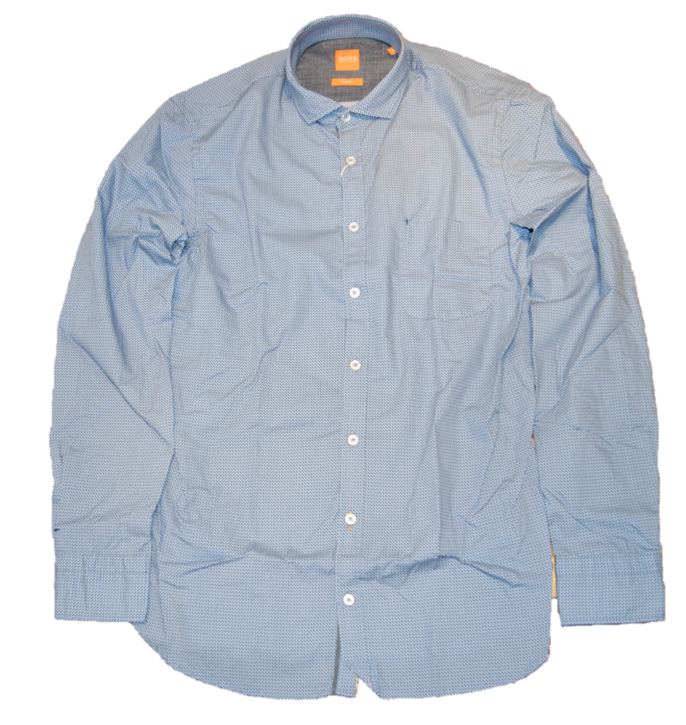 BOSS ORANGE SLIM FIT HEMD CATTITUDE FARBE HELLBLAU 470