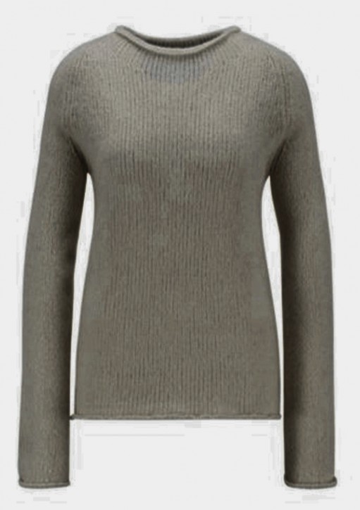 HUGO BOSS Pullover aus Alpaka-Mix C_Faycles mit Raglanärmeln Farbe grau 030 XS
