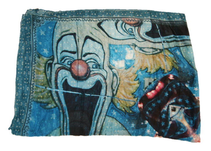 MASHA AND KATE TUCH CLOWN FARBE BLAU