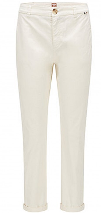 Hugo Boss Regular-Fit Chino C_Tachini2-D aus elastischer Bio-Baumwolle open white 118 36